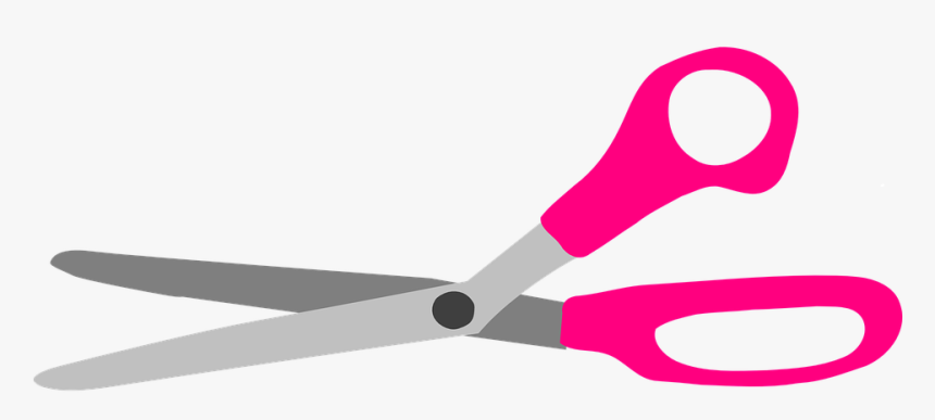 Tijeras, Rosa, Agudo, Equipo, Herramienta, De Acero - Cute Scissors Clip Art, HD Png Download, Free Download