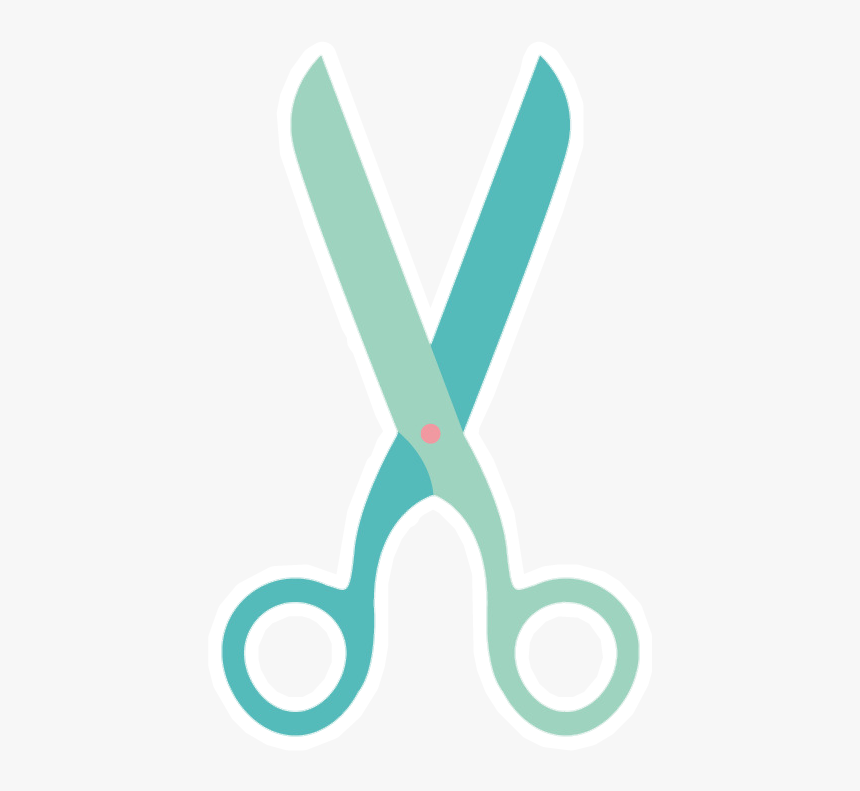 #scissors #tijeras #tijera #sticker #blue #azul #verde - Tijeras Sticker, HD Png Download, Free Download