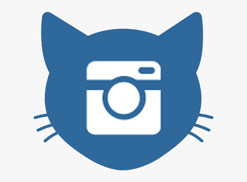 Follow Us Instagram - Cat Face Png Clipart, Transparent Png, Free Download