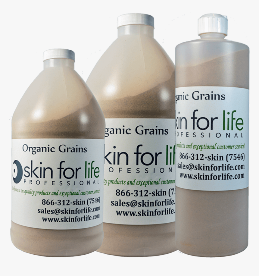 Organic Walnut Exfoliation Grains - Bottle, HD Png Download, Free Download