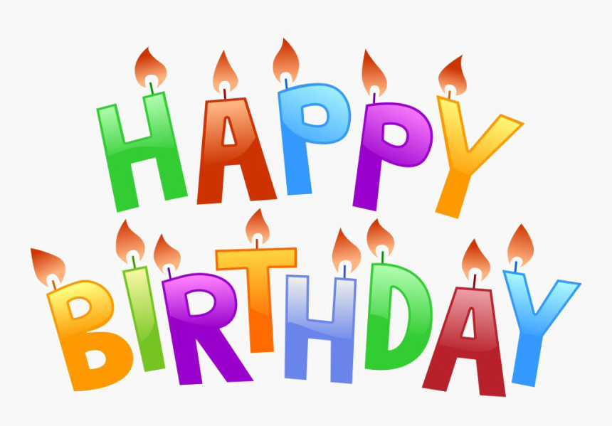 Colorful Happy Birthday Png Pic - Happy Birthday June 3, Transparent Png, Free Download