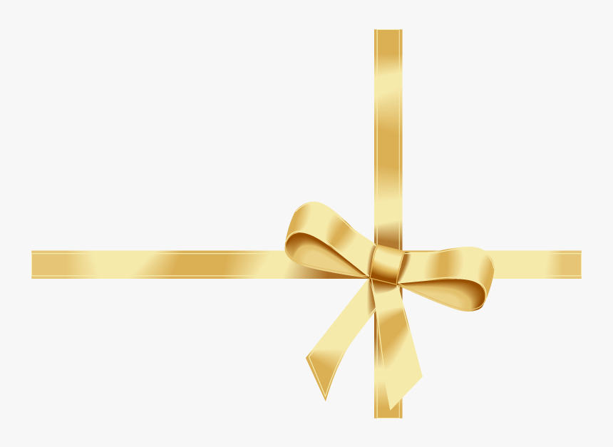 Lazo Regalo Dorado Png , Png Download - Liston De Regalo Dorado Png, Transparent Png, Free Download