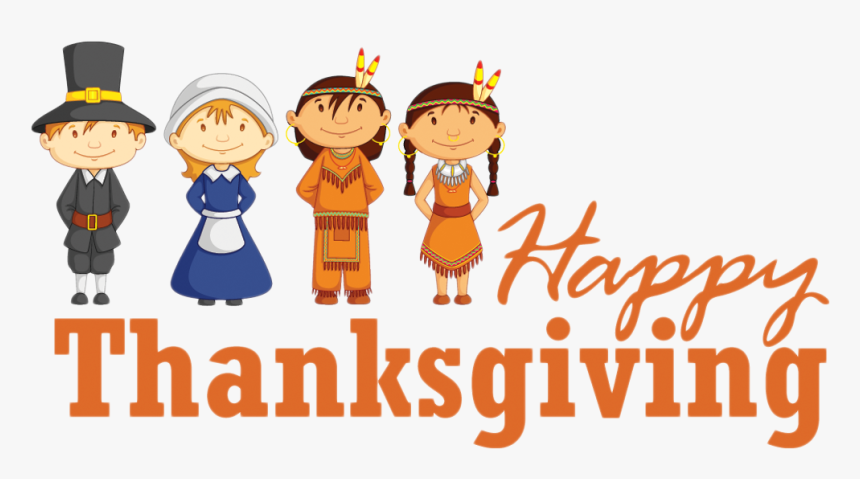 Transparent With Pilgrim And - Happy Thanksgiving Clipart Transparent, HD Png Download, Free Download