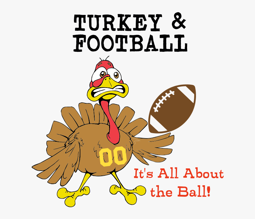 Turkey And Football Thanksgiving Banner - Thanksgiving Coffee, HD Png Download, Free Download