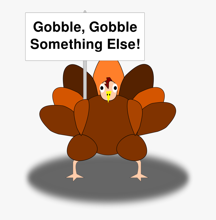 Turkey With Banner - Clip Art, HD Png Download, Free Download