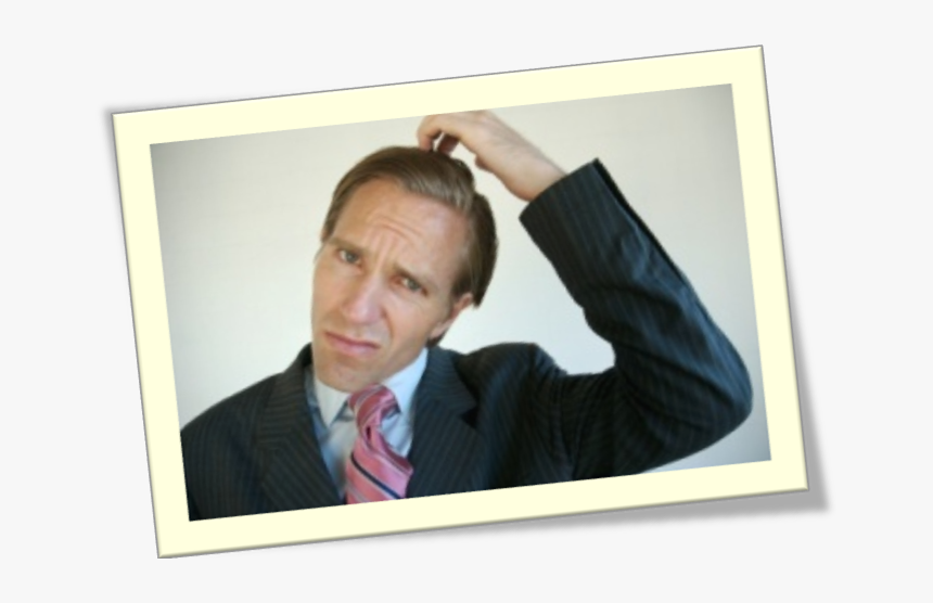 Transparent Confused Person Png - Confused Business Man, Png Download, Free Download