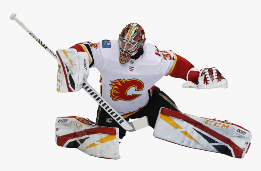 Servis - Calgary Flames Goalies 2019, HD Png Download, Free Download