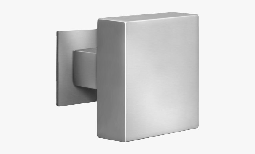 Brushed Steel Square Knob, HD Png Download, Free Download