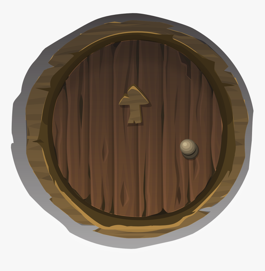 Transparent Door Knob Clipart - Hobbit Door Png, Png Download, Free Download