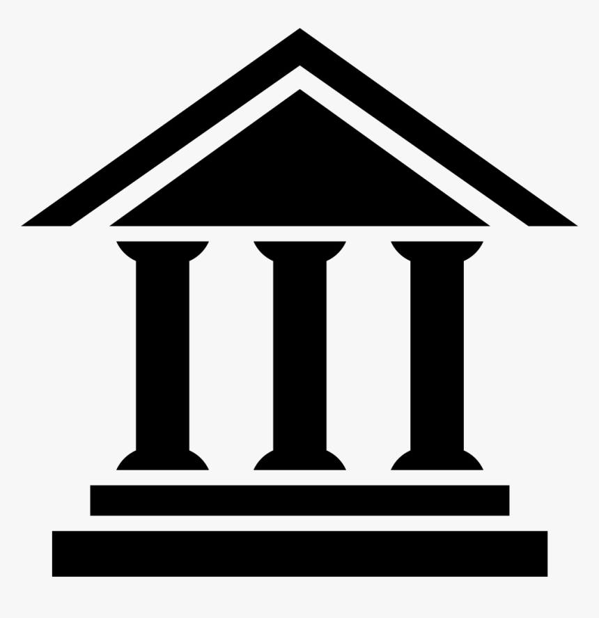 Antique Columns Building Front Comments - Trading Building Icon, HD Png Download, Free Download