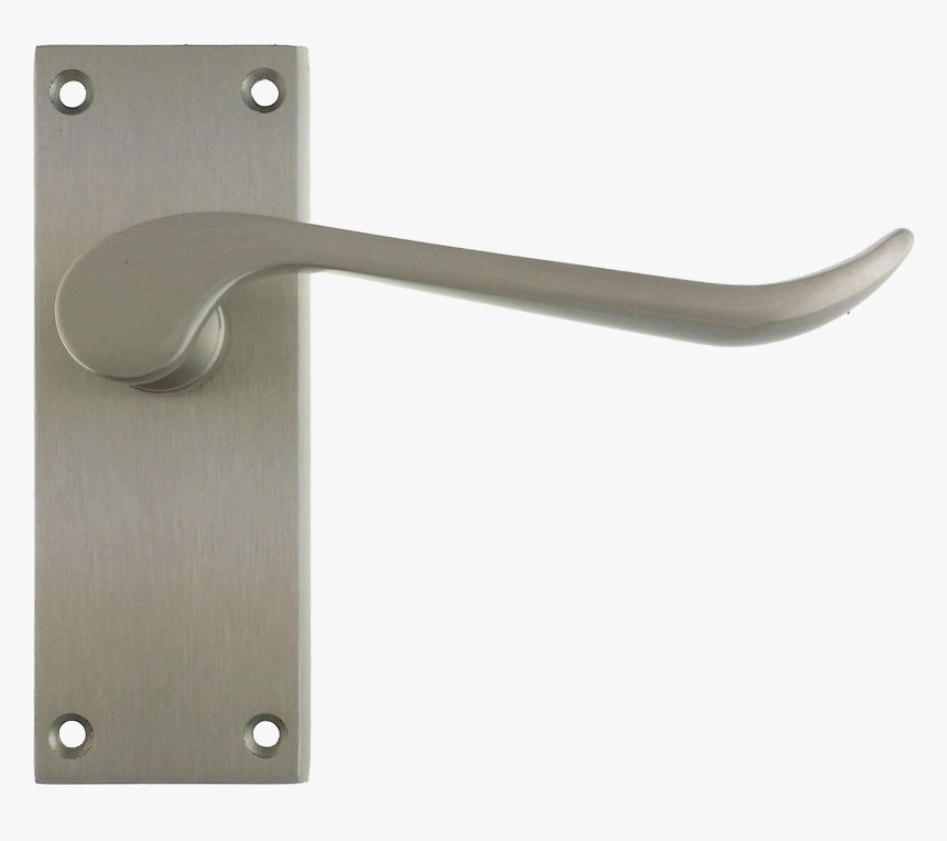 Satin Nickel Interior Door Knobs-brushed Nickel Door - Brushed Steel Door Handles, HD Png Download, Free Download