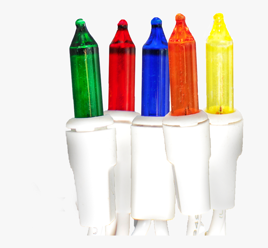 Multi-color Christmas Lights - Water Bottle, HD Png Download, Free Download