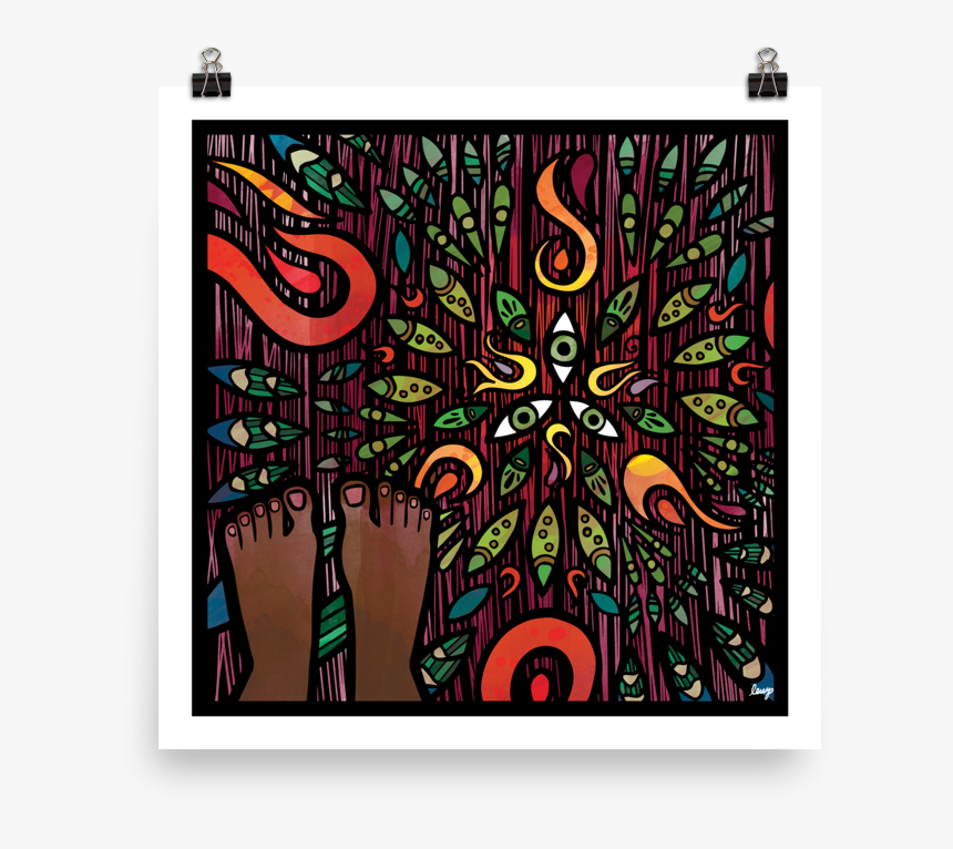 Holy Ground Print - Stained Glass, HD Png Download, Free Download