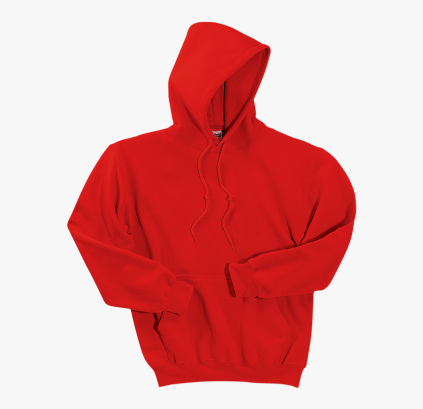 Gildan Dryblend Pullover Hooded Sweatshirt 12500 Red - Hooded Sweatshirt, HD Png Download, Free Download