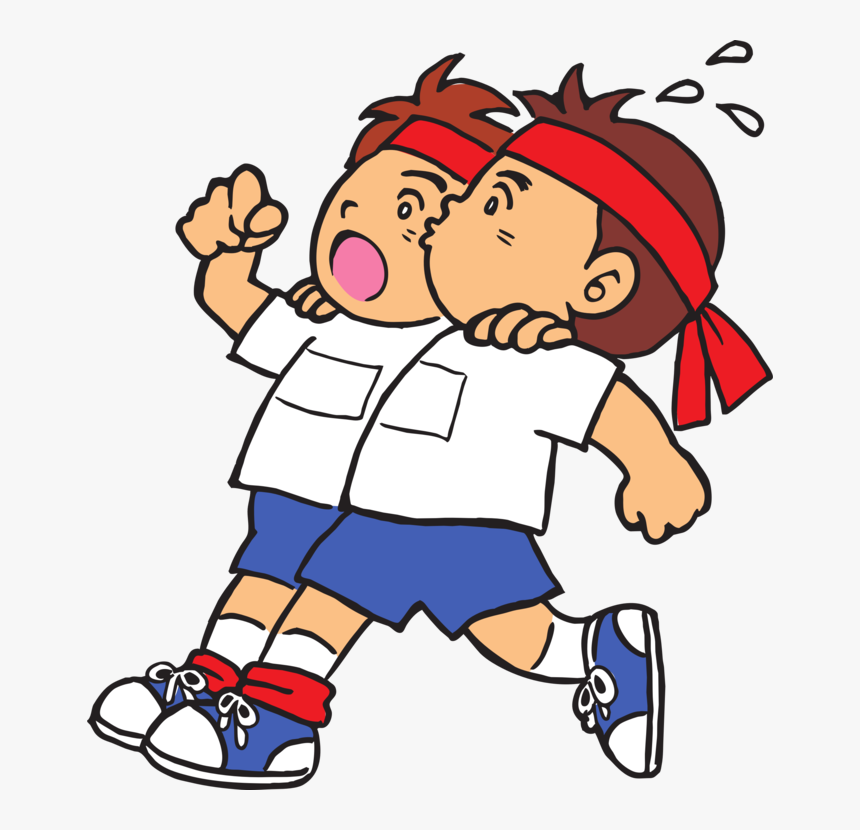 Transparent Cartoon Computer Png - Three Legged Race Cartoon, Png Download, Free Download