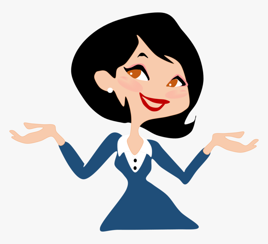 Computer Clip Art Woman - Woman Clipart, HD Png Download, Free Download