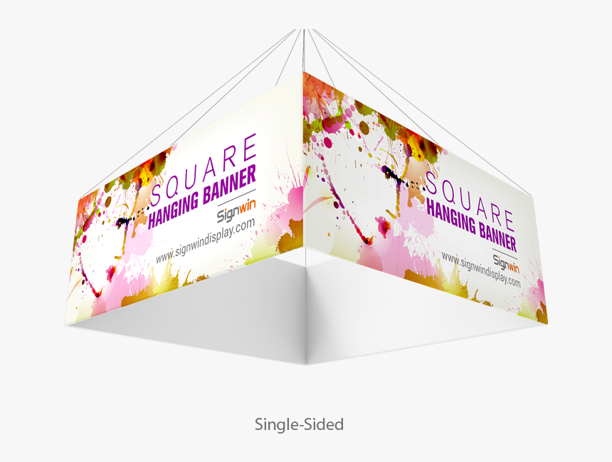 Square Quad Hanging Banner Full Color Printing For - Graphic Design, HD Png Download, Free Download