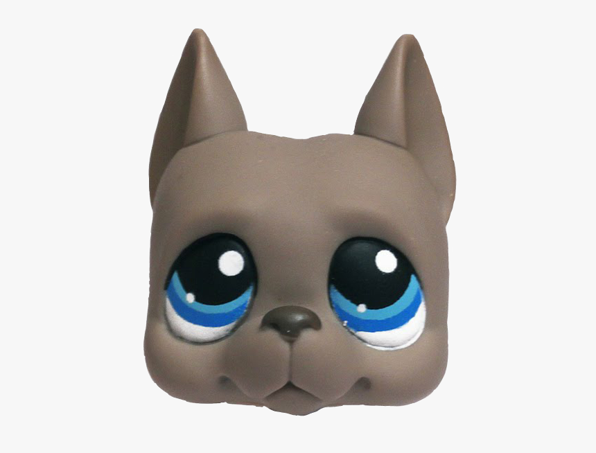 #dog #head #lps #littlestpetshop - Lps Dog Niemiecki Szary, HD Png Download, Free Download