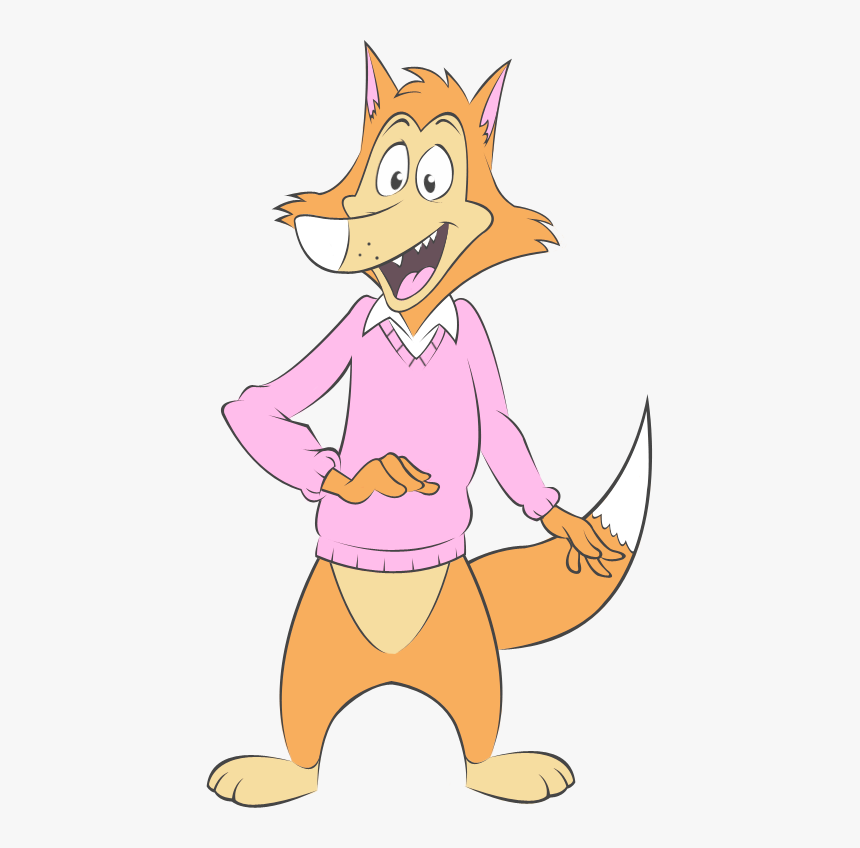 The Big Bad Wolf - Cartoon, HD Png Download, Free Download