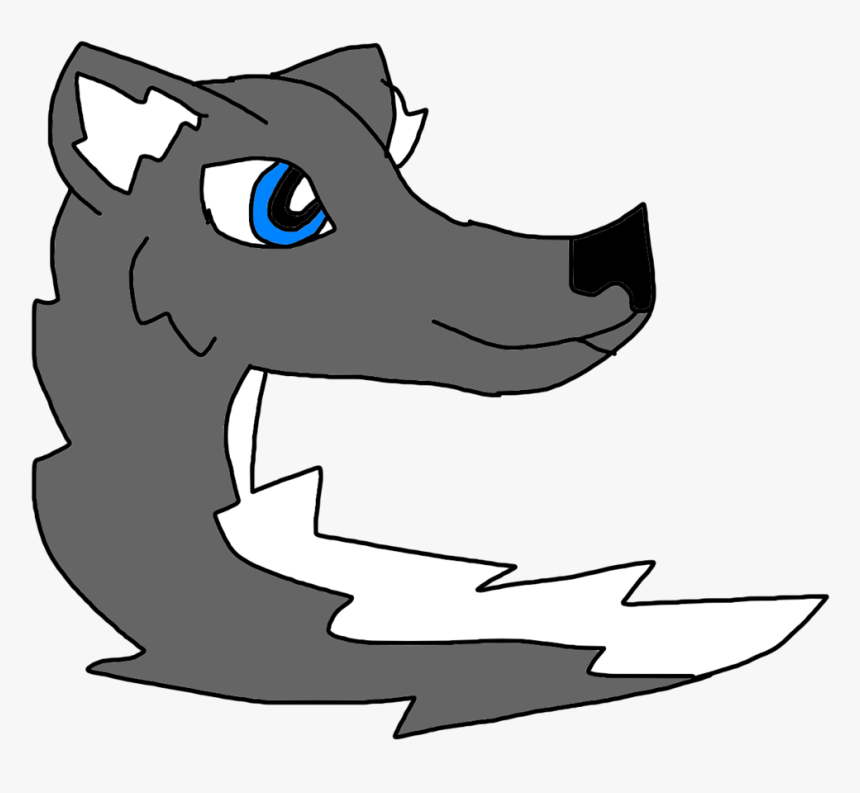 Easy Wolf To Draw - Cartoon, HD Png Download, Free Download