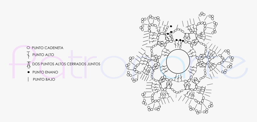 Copo De Nieve Esquema - Esquema De Copo De Nieve, HD Png Download, Free Download