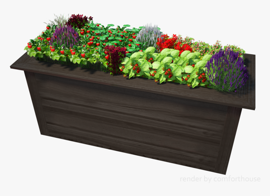 3d Decorative Flower Bed, HD Png Download, Free Download