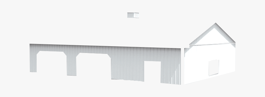 Pole Barn Black Roof, HD Png Download, Free Download