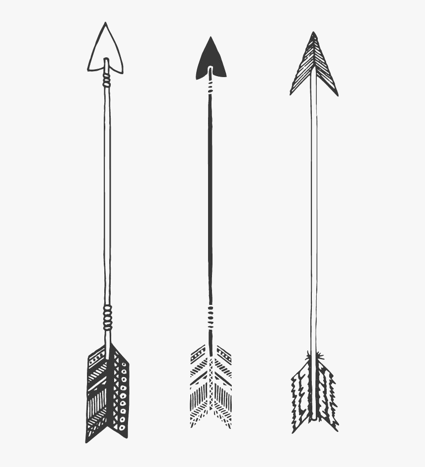 Transparent Tribal Arrows Png - Black And White Tribal Arrows, Png Download, Free Download