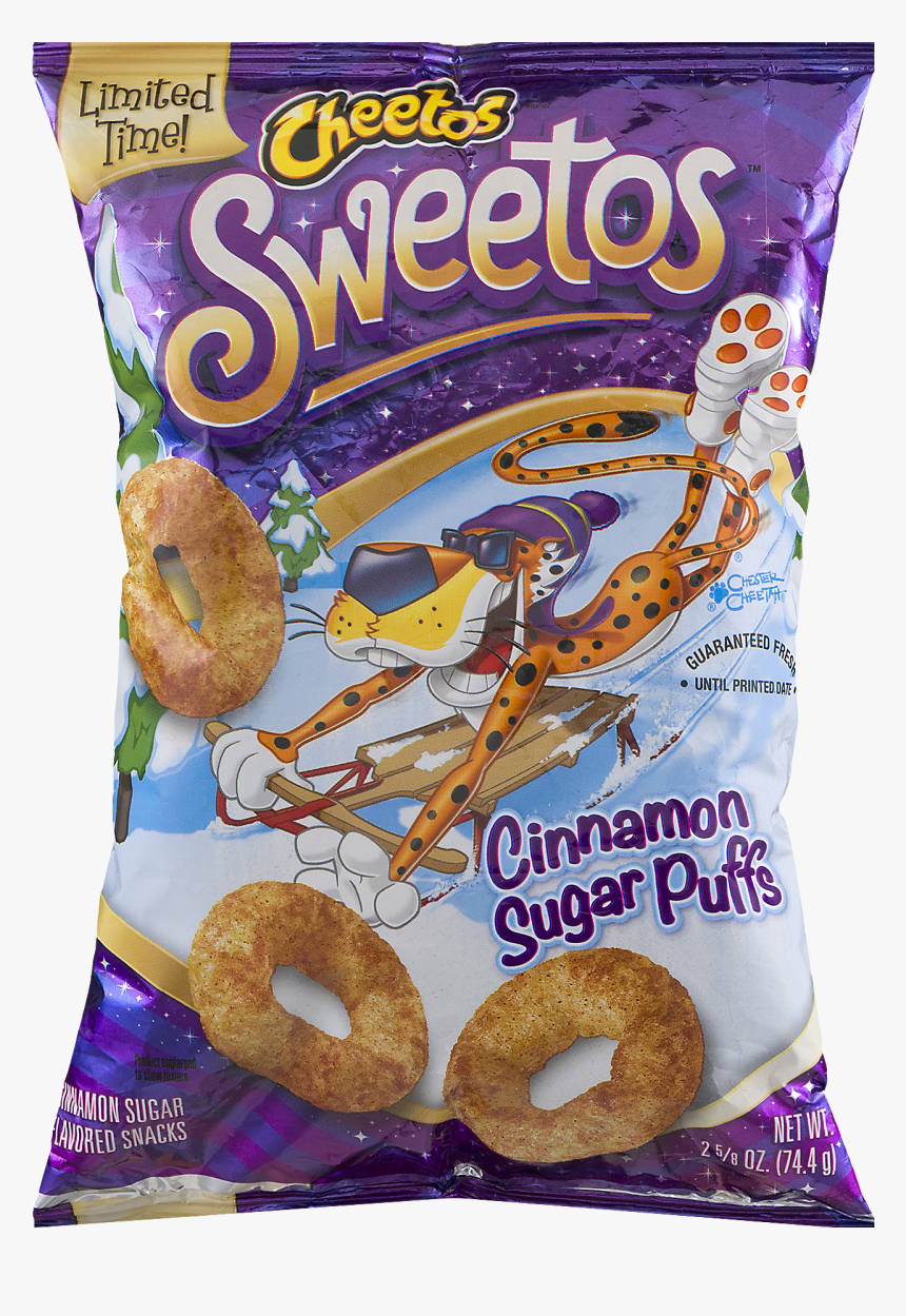 Cheetos Sweetos Cinnamon Sugar Puffs Cinnamon Sugar - Sweetos Cheetos 2019, HD Png Download, Free Download