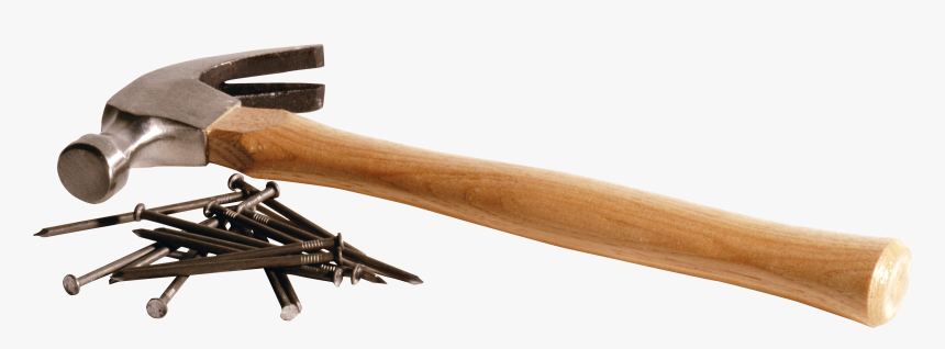 Transparent Hammer And Nails, HD Png Download, Free Download