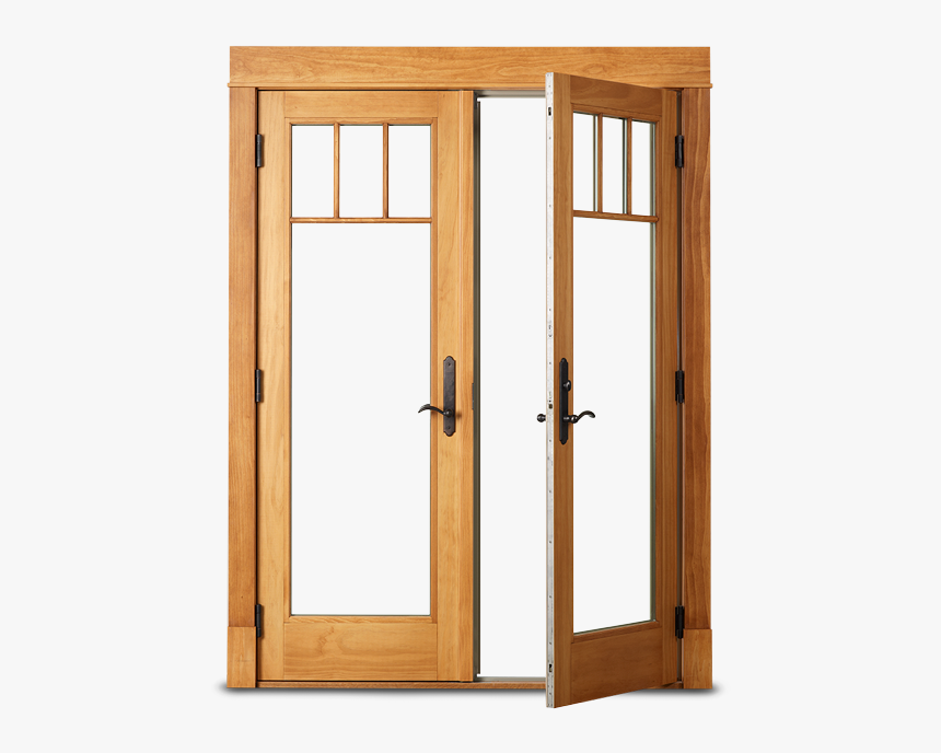 Patio Door - Png Hd Open Wooden Patio Doors, Transparent Png, Free Download