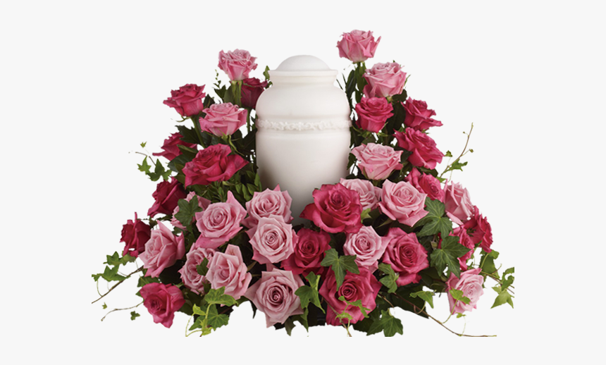 Urn Rose Flower Arrangement, HD Png Download, Free Download