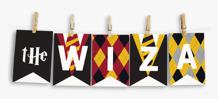 Bunting Banners Wizarding World "
 Class="lazyload - Graphic Design, HD Png Download, Free Download