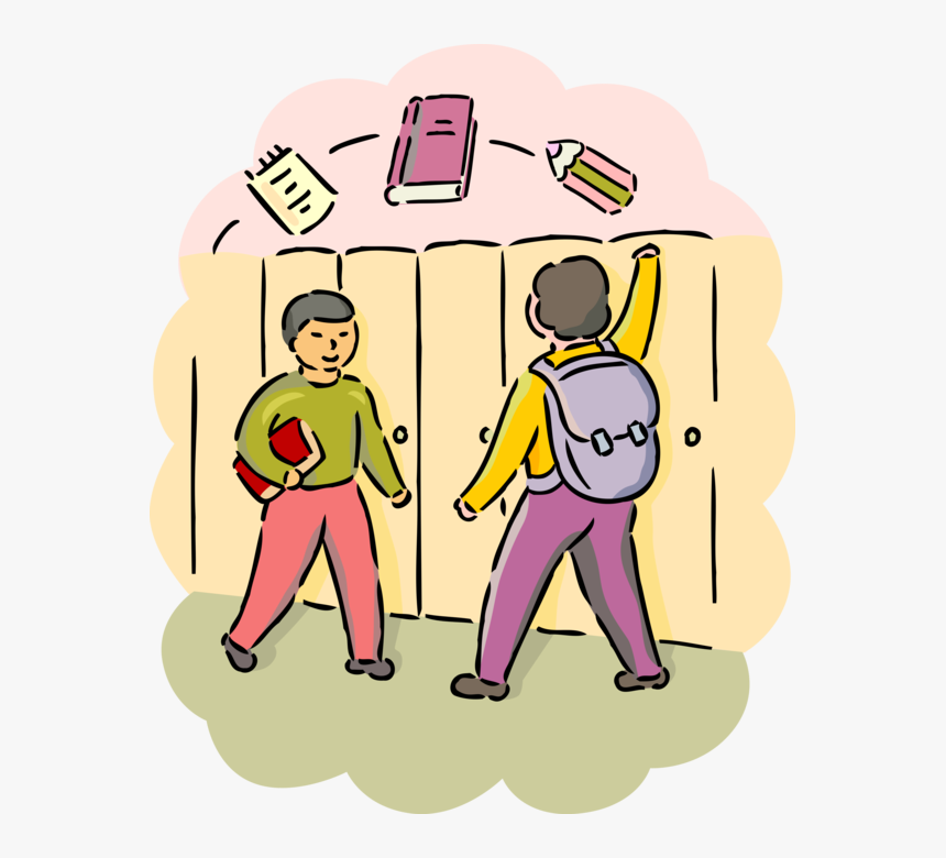 Vector Illustration Of High School Students Walk By, HD Png Download, Free Download