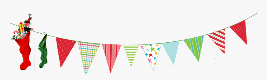 Christmas Bunting Banner Png, Transparent Png, Free Download