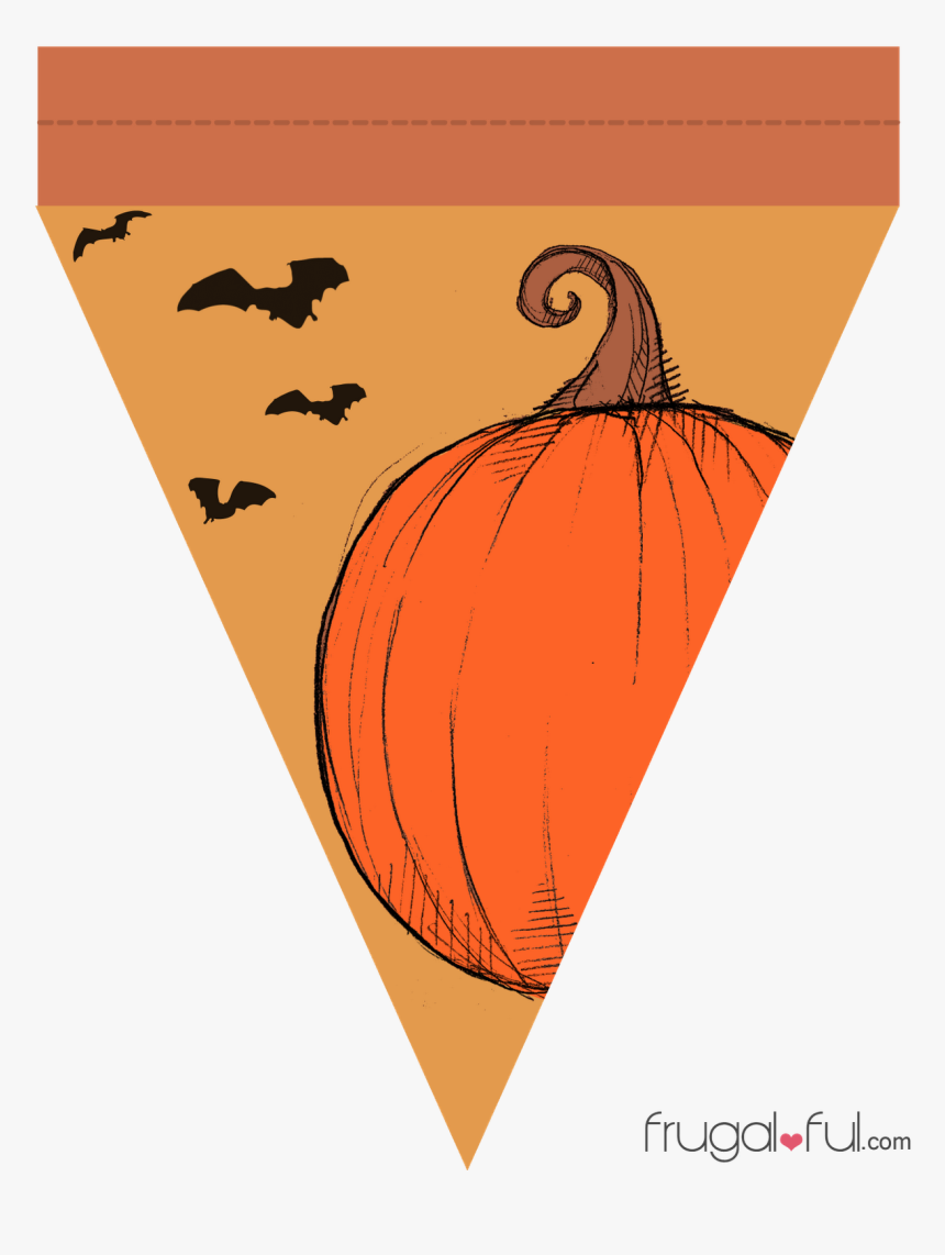 Halloween Triangle Banner Printable, HD Png Download, Free Download