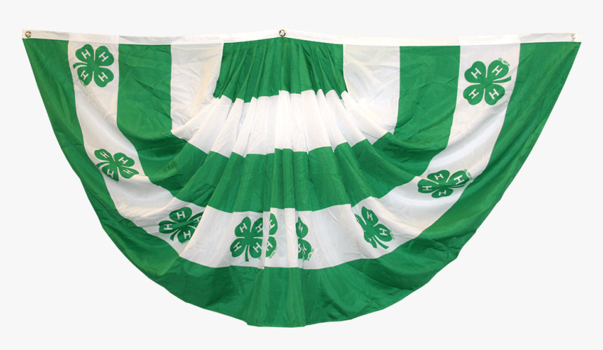 3’ X 6’ Pleated 4-h Bunting - Silk, HD Png Download, Free Download