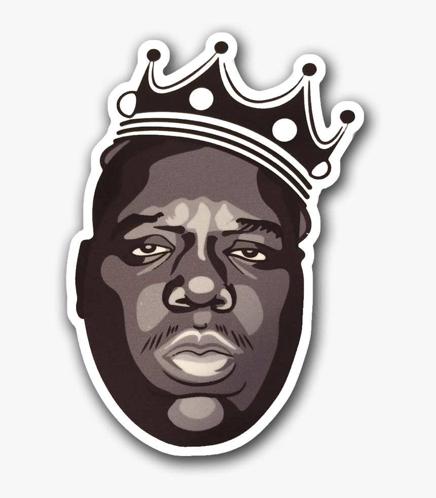 Biggie Smalls Crown , Png Download - Biggie Smalls Sticker, Transparent Png, Free Download