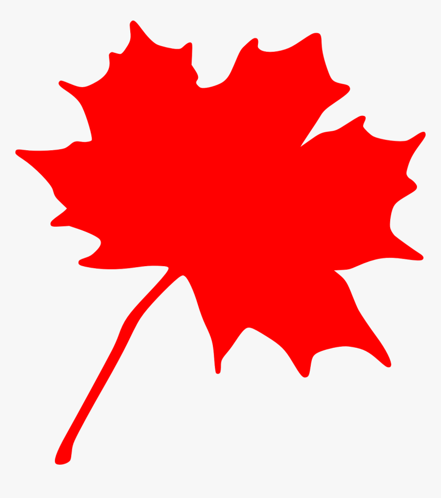 Red Maple Leaf Clipart - Orange Maple Leaf Clipart, HD Png Download, Free Download