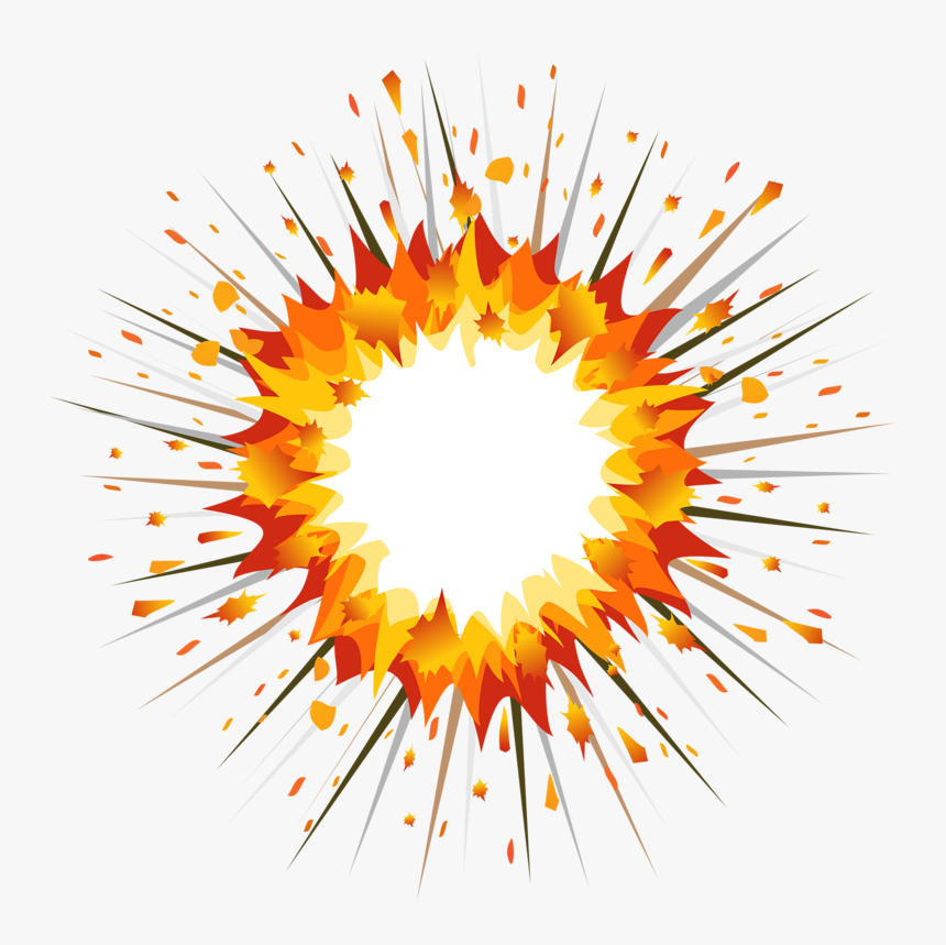 Explosion Clipart Firecracker - Fireworks Explosion Clipart, HD Png Download, Free Download