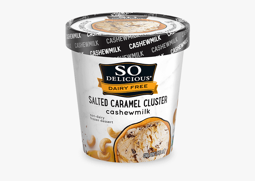Salted Caramel Cluster Cashewmilk Frozen Dessert"
 - So Delicious Chocolate Cookies And Cream, HD Png Download, Free Download