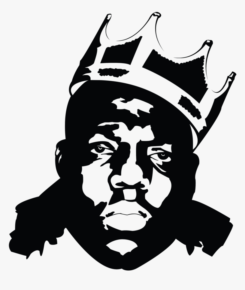 Biggie Smalls Stencil , Png Download - Biggie Smalls Pop Art, Transparent Png, Free Download