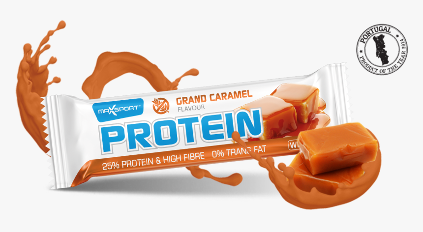 Grand Caramel Flavour - Max Sport Protein Bar Nutrition Facts, HD Png Download, Free Download