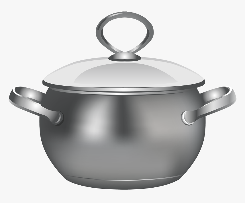 Cooking Pot Clipart - Cook Pot Clipart Black And White, HD Png Download, Free Download