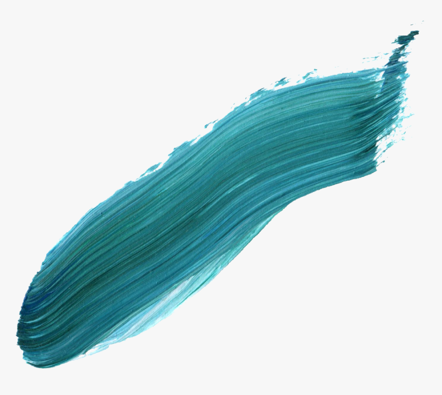 48 Paint Brush Stroke Vol - Teal Paint Stroke Png, Transparent Png, Free Download
