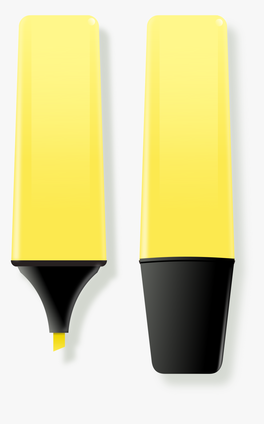 Yellow Marker Pen Png, Transparent Png, Free Download