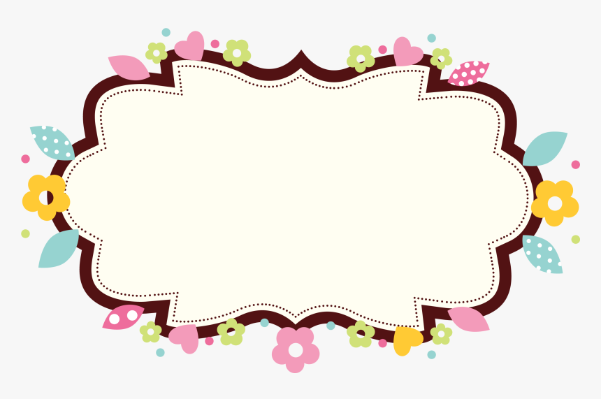 Clip Art Moldura Para Etiqueta - Marco Para Etiquetas Png, Transparent Png, Free Download