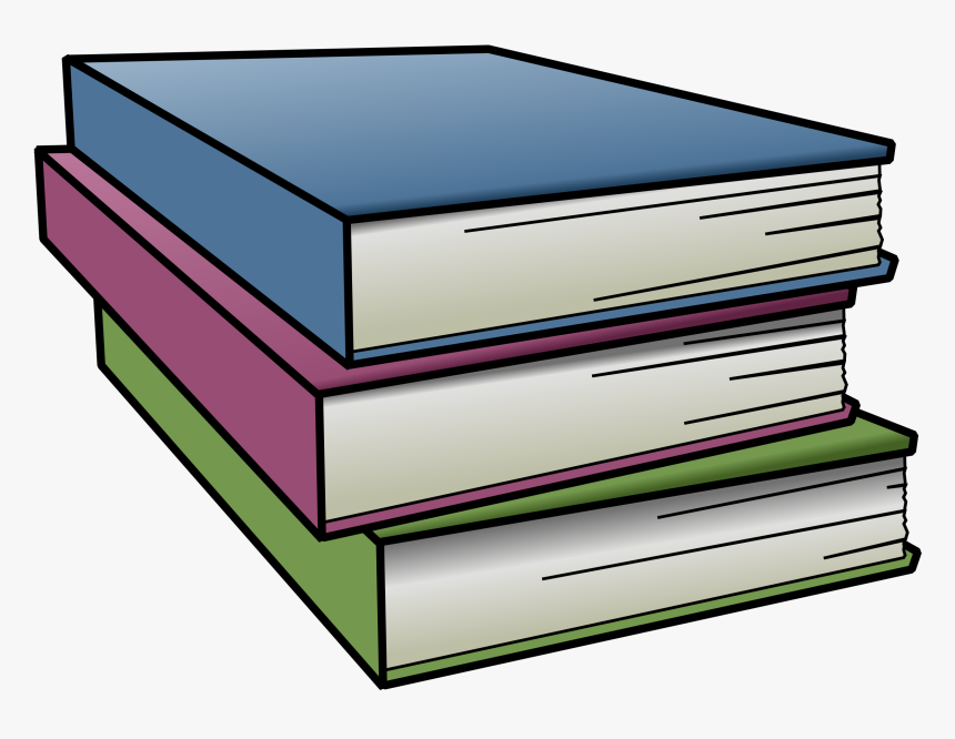 Book Png - Stack Of Books Clip Art, Transparent Png, Free Download