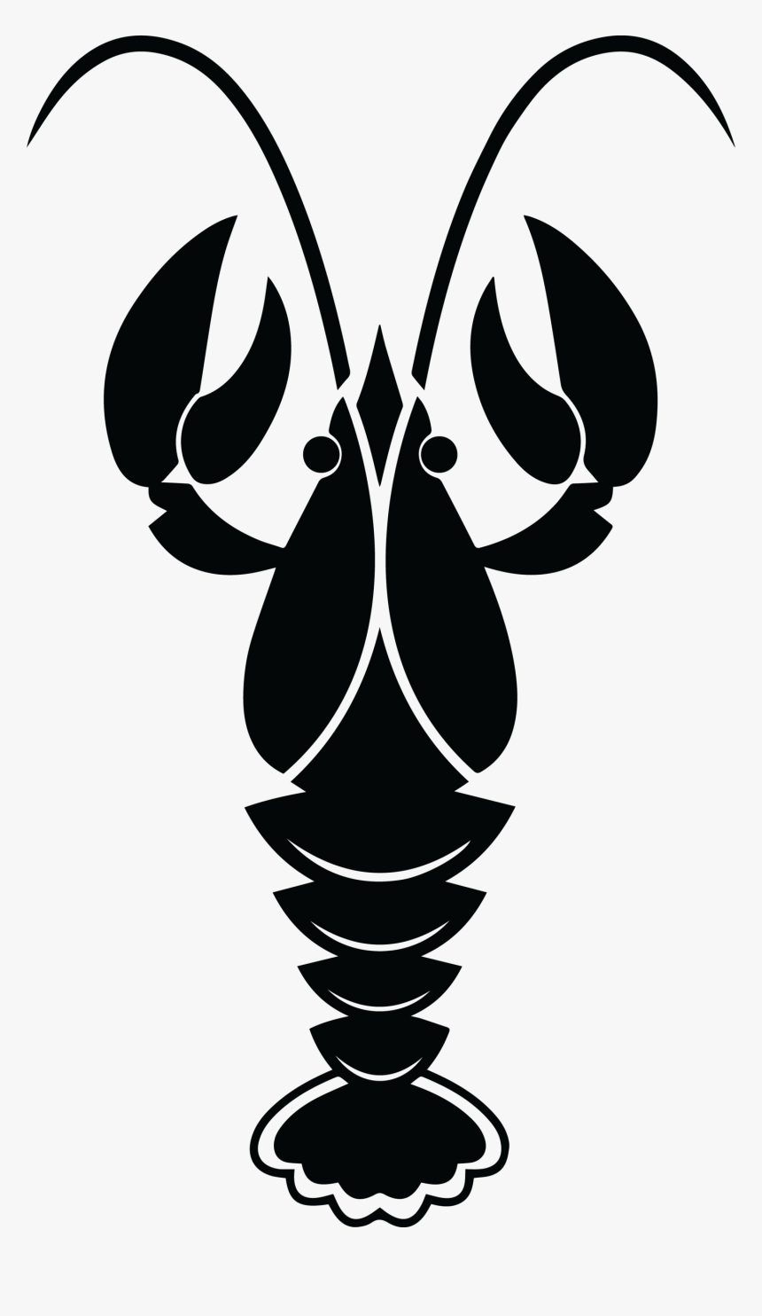 Crawfish Clipart Boiled Crawfish - Crawfish Clipart Black And White, HD Png Download, Free Download