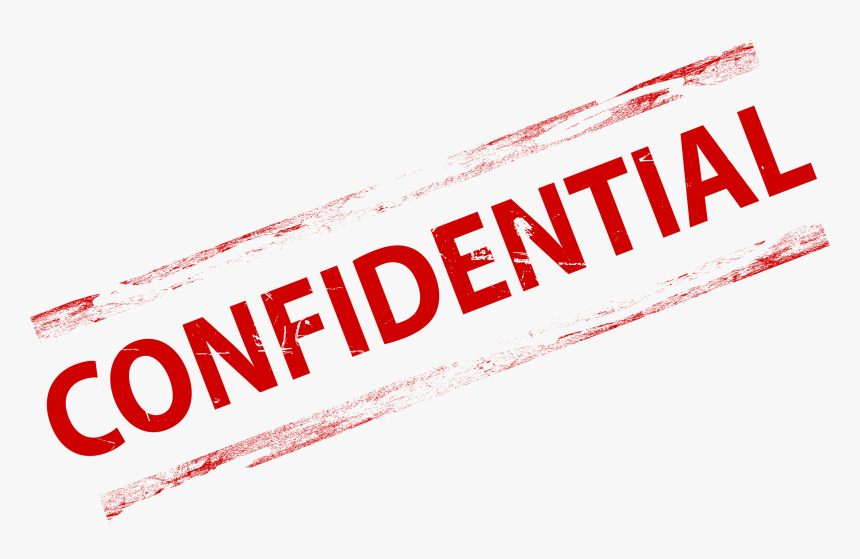 Confidential Stamp Clip Art, HD Png Download, Free Download